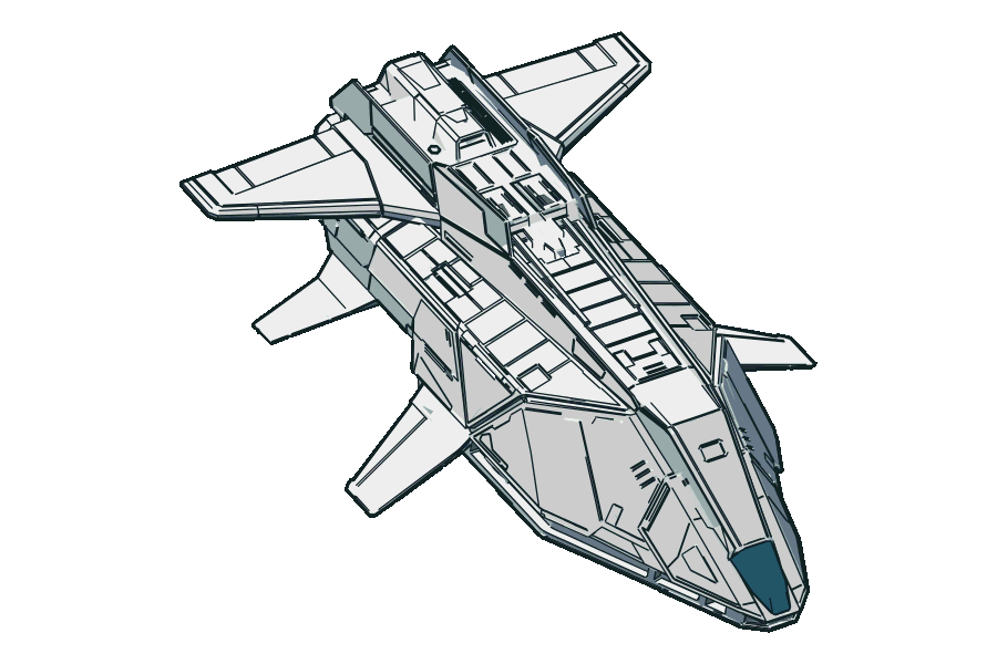 Illustration of the Federal Dropship