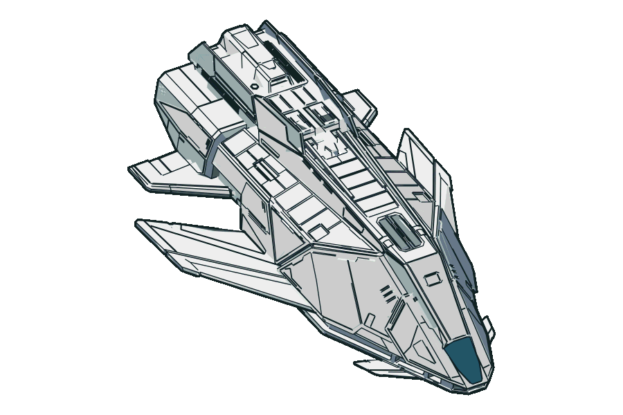 Illustration of the Federal Assault Ship