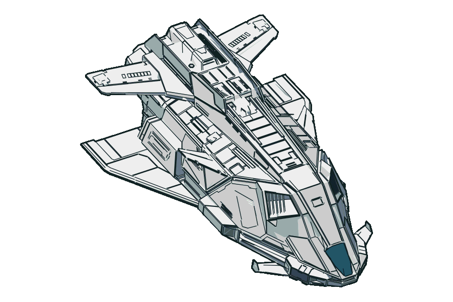 Illustration of the Federal Gunship